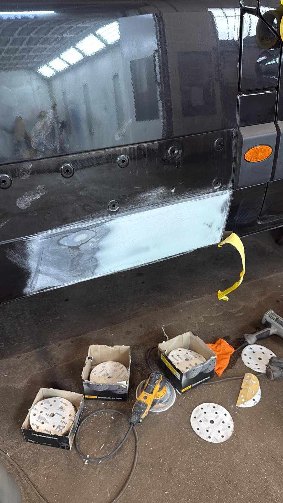 Car body repair work carried out by Ozgur Car Body Repair in Edinburgh